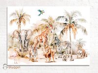 muurdecoratie jungle