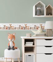 stickerrand bosdieren