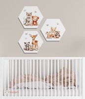 Hexagon set Dreamy Woods babies