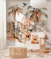 Behang Tropical jungle