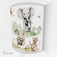 jungle wandlamp
