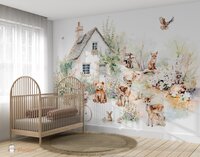romantisch behang kinderkamer
