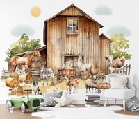 behang boerderijdieren