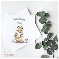 Geboortekaarten jungle cuties