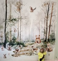 bosdieren behang