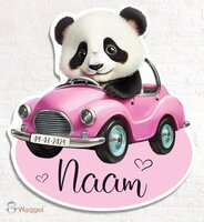 geboortebord panda