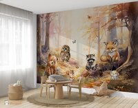 bosdieren behang