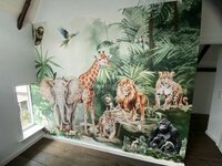 jungle babykamer
