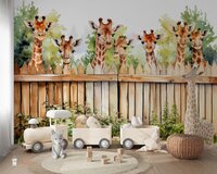giraffen behang