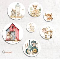 muurstickers boerderijdieren