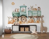 tractor mint behang