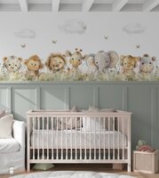 Behang Sweethearts jungle (geschikt voor een brede en smalle muur bijv. boven lambrisering)