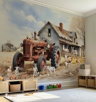 boerderijdieren behang