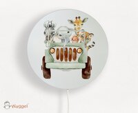 ronde jungle lamp