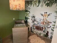 jungle babykamer