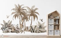 Behang Jungle naturel Little ones