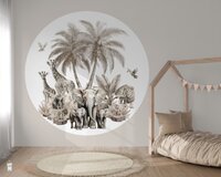 jungle muurcirkel