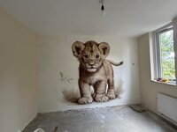 leeuwtje behang
