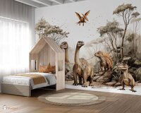 behang dinosaurussen