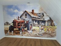 tractor behang
