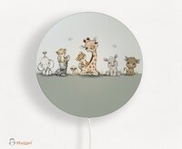 ronde jungle wandlamp