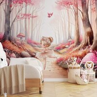 Behang Ballerina girl &quot;Dancing in the woods&quot; 
