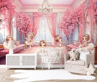 behang met ballerinas