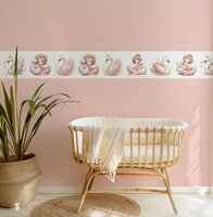 stickerrand ballerina&#039;s en zwanen