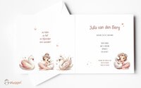 Geboortekaarten Ballerina girl