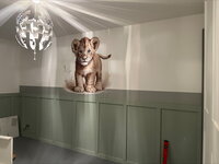 jungle leeuw behang
