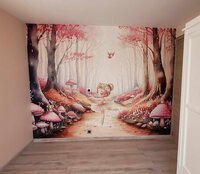 Behang Ballerina girl &quot;Dancing in the woods&quot; 