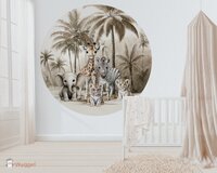 jungle behangcirkel