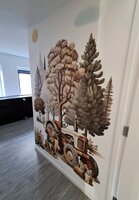 Behang Vintage Farm