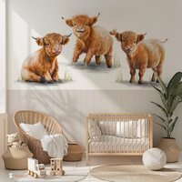 schotse hooglander babykamer