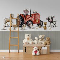 boerderijdieren behang