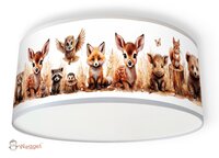 plafondlamp bosdieren