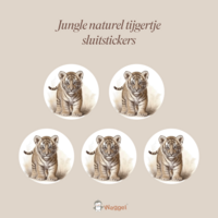 tijger sluitstickers