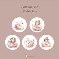ballerina sluitstickers