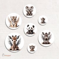 jungle muurcirkels
