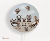 wandlamp jungle