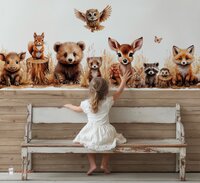 bosdieren behang