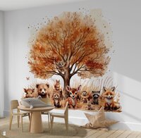 bosdieren behang