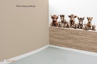 Behang effen bijpassend bij Boerderijdieren naturel