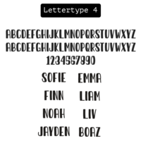 lettertype 4