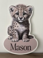 Geboortebord met de naam Mason