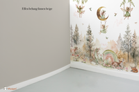 Behang sample effen bijpassend bij Magical world