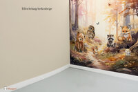 Behang sample effen bijpassend bij Magic Forest &quot;Morning sun&quot;