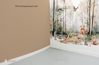 Behang sample effen bijpassend bij Dreamy woods