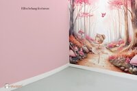 Behang effen bijpassend bij Ballerina girl