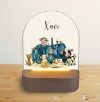 Nachtlampje boerderijdieren tractor